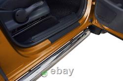 Side protection bars CHROME stainless steel pair for NISSAN NAVARA NP300 2015-up