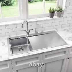 Single Bowl Chrome Stainless Steel Kitchen Sink with Right H BUN/108912002/85942