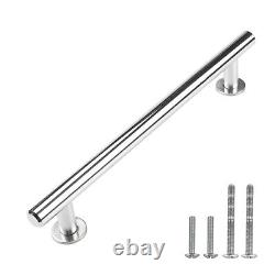 Solid Polished Chrome Modern Cabinet Handles Pulls Kitchen Hardware Stainless