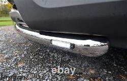 Spoiler Bar + Slim LEDs To Fit Fiat Doblo 2010+ Stainless Steel Van Accessories