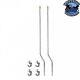 Stainless Bumper Guide Kit With Watermelon Lens Top Amber Lens (pair) #86068