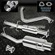Stainless Catback Exhaust System 4tip Muffler For 97-01 Honda Prelude Bb6 H22a4