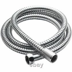 Stainless Steel1.5m Chrome Flexible Bathroom Bath Shower Head Hose Pipe Washers