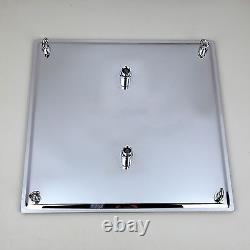 Stainless Steel 24 Inch Large Square Rain Shower Head Ceiling Mount Chrome Taps