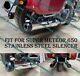 Stainless Steel 304 Exhaust Silencer Fit For Royal Enfield Super Meteor 650