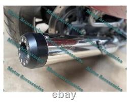 Stainless Steel 304 Exhaust Silencer Fit For Royal Enfield Super Meteor 650