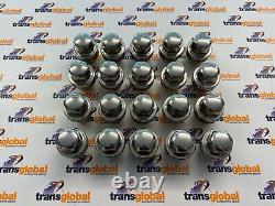 Stainless Steel Alloy Wheel Nuts x20 for Range Rover P38 TD or V8