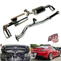 Stainless Steel Cat Back For Mazda Performance Exhaust Muffler 2003-12 RX-8 UK