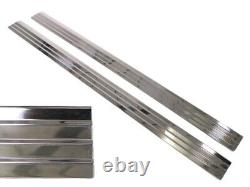 Stainless Steel Chrome Look Step Entry Sills Side Rails for Mercedes W107