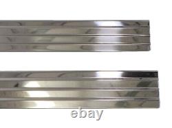 Stainless Steel Chrome Look Step Entry Sills Side Rails for Mercedes W107