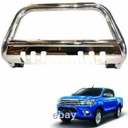 Stainless Steel Chrome Nudge Bar For Toyota Hilux Revo 2016 High Quality
