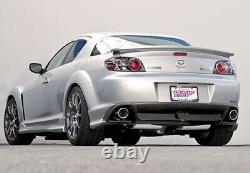 Stainless Steel Chrome Performance Cat Back Exhaust Muffler For 03-12 Mazda RX8