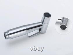 Stainless Steel Chrome Polished Douche Bidet Sprayer Paper Storage Holder Kit