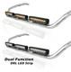 Stainless Steel Chrome Roof Bar + Leds + 17 Led Bars To Fit New Gen Daf Xg+ Top