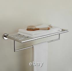 Stainless Steel Chrome Wall Mounted Bathroom Accessories Towel Holder Coat Hook