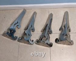 Stainless Steel Custom Made 19 Coffee Table Hairpin Legs Solid Plates Set of 4