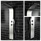 Stainless Steel Shower Column Tower Panel Twin Head & 2 Body Jets