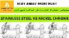 Stainless Steel Vs Chrome Nickel Chrome Vs Stainless Steel Chrome Vs Stainless Steel Rust
