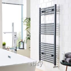 Straight Towel Rail Radiator 22mm Bars Anthracite W 400mm x H 800mm