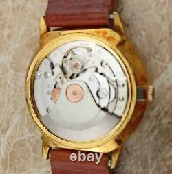 Stunning Retro Swiss Gold Filled Montine 17 Jewel Date Wrist Watch 1983 & Box