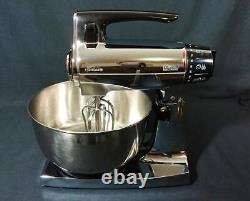 Sunbeam Mixmaster Electronic in Chrome Kitchenware c1960s Fully Working & VGC