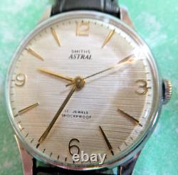 Super Smiths Astral 15 Jewel 32mm Gentleman's Chrome Plated Watch 1960's
