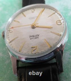 Super Smiths Astral 15 Jewel 32mm Gentleman's Chrome Plated Watch 1960's