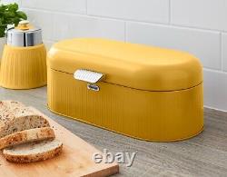 Swan Retro Yellow Kettle Toaster Breadbin Canisters Mug Tree Towel Pole Set of 8