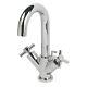 Swirl Minimalist Bathroom Basin Mono Mixer Tap With Pop-up Waste