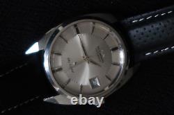 Technos Sky Light Automatic Watch Sillver Grey Pie Pan Dial A 70s Vintage Beauty