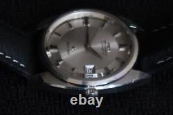 Technos Sky Light Automatic Watch Sillver Grey Pie Pan Dial A 70s Vintage Beauty