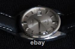 Technos Sky Light Automatic Watch Sillver Grey Pie Pan Dial A 70s Vintage Beauty