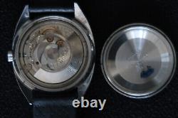 Technos Sky Light Automatic Watch Sillver Grey Pie Pan Dial A 70s Vintage Beauty