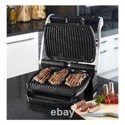 Tefal GC713D40 OptiGrill Plus Health Grill with 2000w Power in Stainless Steel
