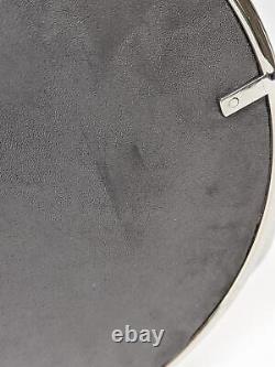 The White Company Sibton Round Serving Tray Stainless Steel Dinner Drinks