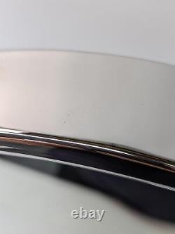 The White Company Sibton Round Serving Tray Stainless Steel Drinks Dinner