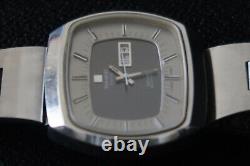 Tissot Seven Automatic Watch Mens Casual Grey & Chrome St/steel Strap A Classic