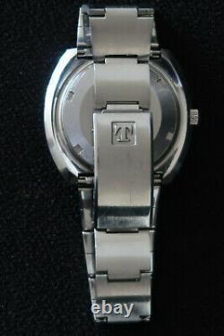 Tissot Seven Automatic Watch Mens Casual Grey & Chrome St/steel Strap A Classic