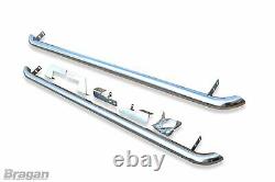 To Fit 2011+ Nissan Juke 4x4 Chrome Stainless Steel CURVED Side Bars Steps Tubes