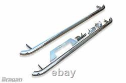 To Fit 2011+ Nissan Juke 4x4 Chrome Stainless Steel CURVED Side Bars Steps Tubes