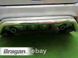 To Fit 2016 2019 Ford Kuga Stainless Steel Chrome Rear Bumper Bar Protection