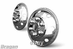 To Fit Mercedes Sprinter VW Crafter Ford Transit 16 Front Wheel Trim Covers x 2