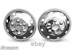 To Fit Mercedes Sprinter VW Crafter Ford Transit 16 Front Wheel Trim Covers x 2