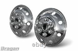 To Fit Mercedes Sprinter VW Crafter Ford Transit 16 Front Wheel Trim Covers x 2