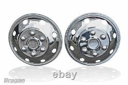 To Fit Mercedes Sprinter VW Crafter Ford Transit 16 Front Wheel Trim Covers x 2