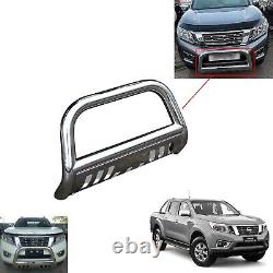 To Fit Nissan Navara NP300 Bull Bar Abar Front Bumper Stainless Steel Silver