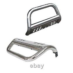 To Fit Nissan Navara NP300 Bull Bar Abar Front Bumper Stainless Steel Silver