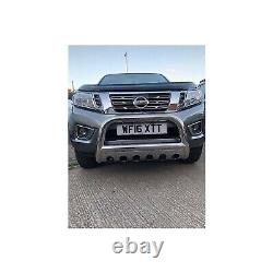 To Fit Nissan Navara NP300 Bull Bar Abar Front Bumper Stainless Steel Silver