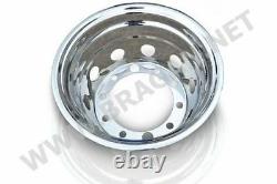 To Fit Universal Truck Trailer 22.5 Wheel Trim Covers Sleeve x6 Alloy Stainless