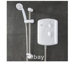 Triton Enrich 8.5kW Manual Electric Power Shower Bathroom Stainless Steal Hose